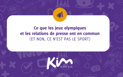 Jeux olympiques et relations de presse