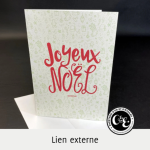 Carte de voeux personnalisée Joyeux Noël