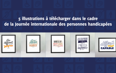 5 illustrations à télécharger dans le cadre de la Journée internationale des personnes handicapées